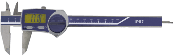 Digital caliper, IP 67, measuring system, 3V
